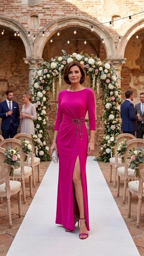 TRAJE DE GALA PARA MADRINA