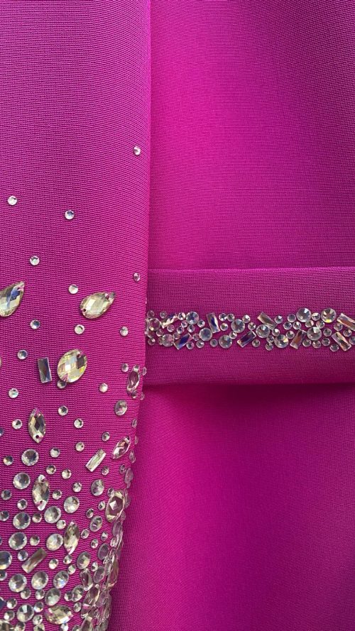 Vestido fucsia especial novia