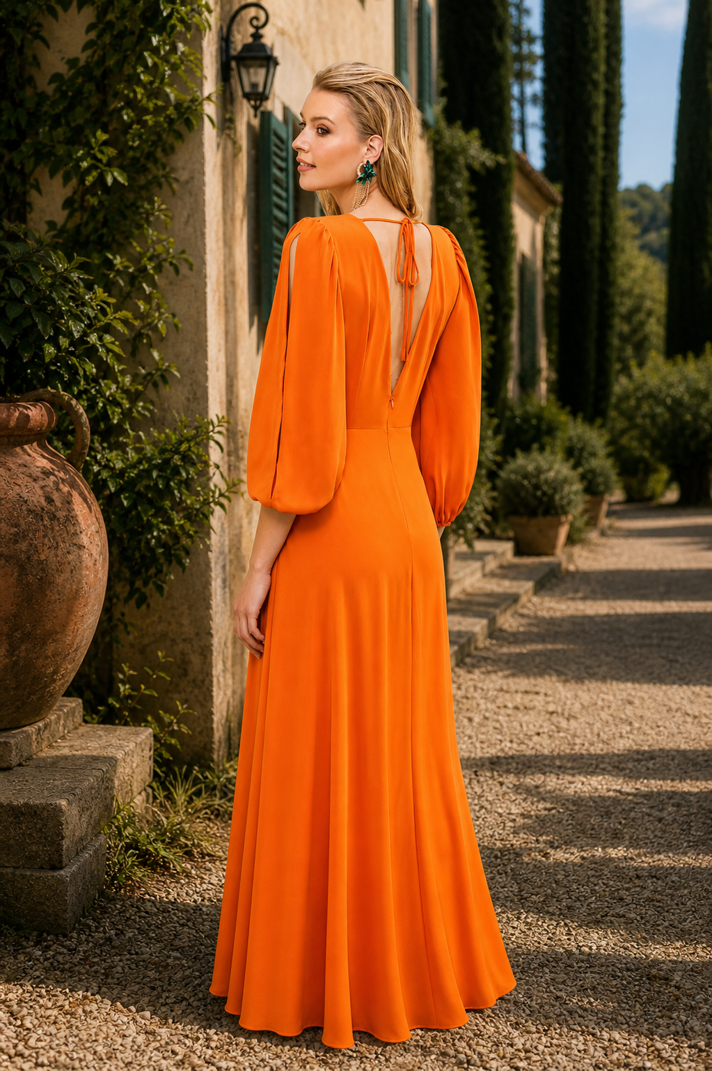 Vestido especial para boda de noche, sofistica y elegante