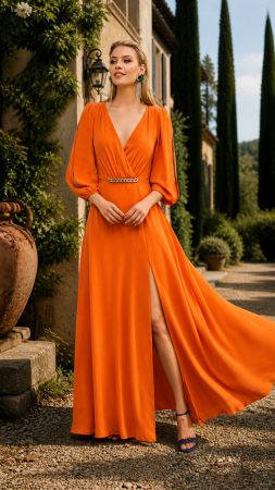 Vestido especial para un outfits sencillo