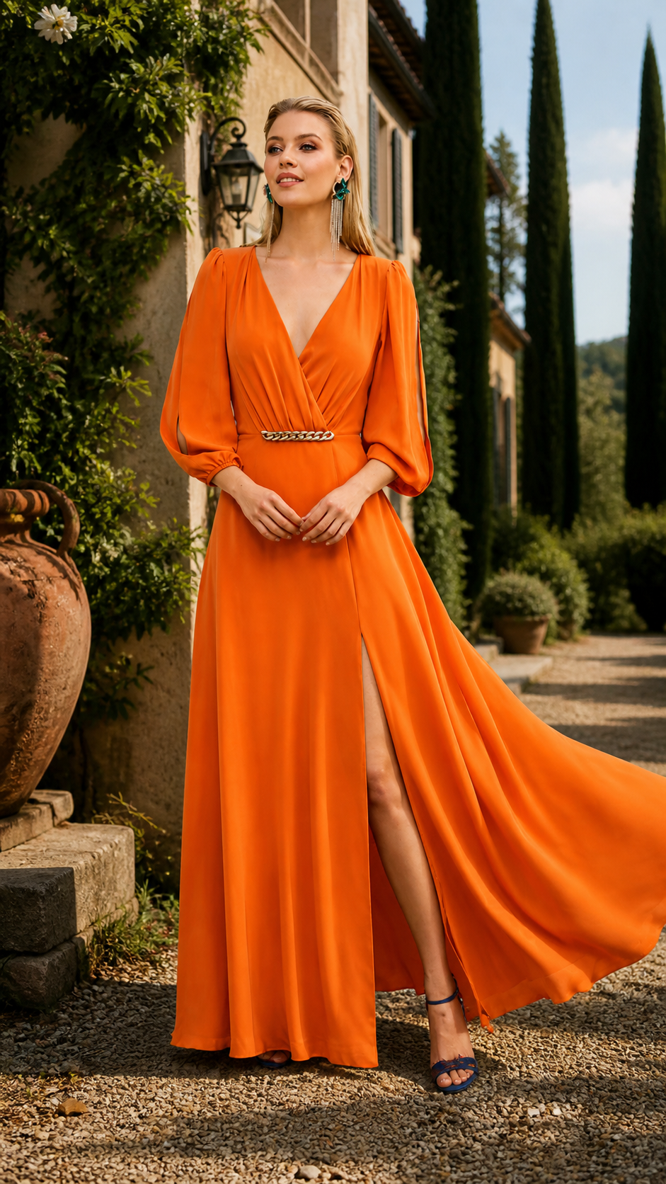 Vestido especial para un outfits sencillo