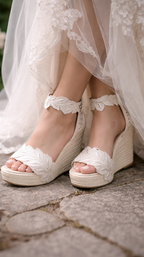 Cuñas o Alpargatas de Novia Modelo 297