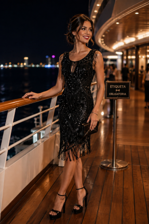 Vestido de coctail, especial crucero, cena de gala, premios. fiesta con etiqueta