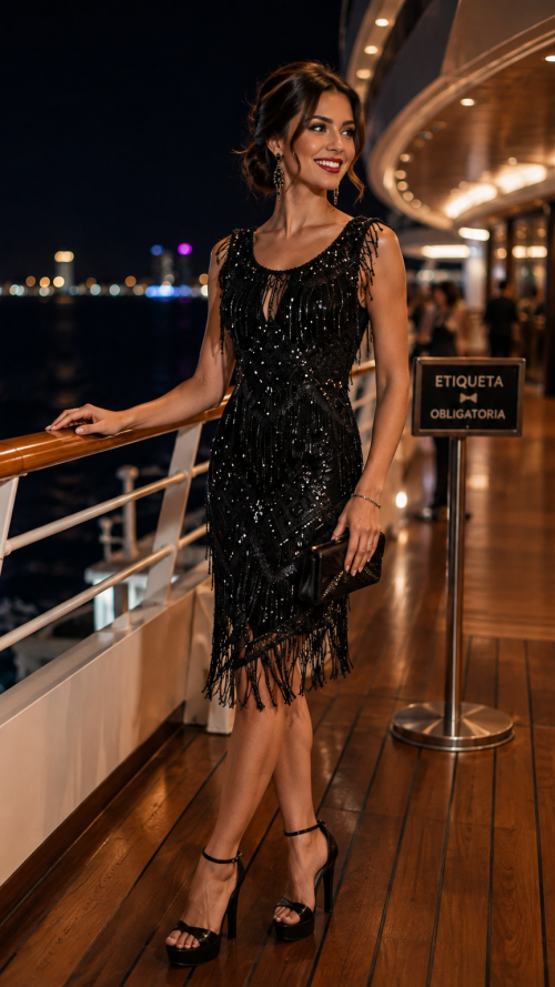 Vestido de coctail, especial crucero, cena de gala, premios. fiesta con etiqueta