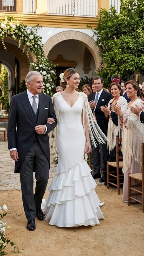 Nuestros vestidos de flamenca son de alta gama y destacan por su elegancia y la exquisita calidad de las telas utilizadas en cada diseño.