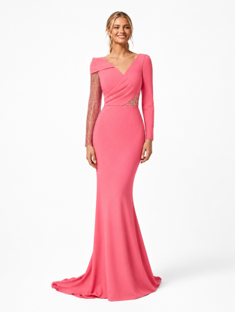 vestido coral colección Entrenovias 2027 perfecto para lucir guapa