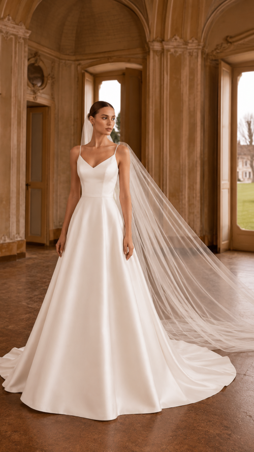 TRAJE DE NOVIA CLASICO Y ATEMPORAL