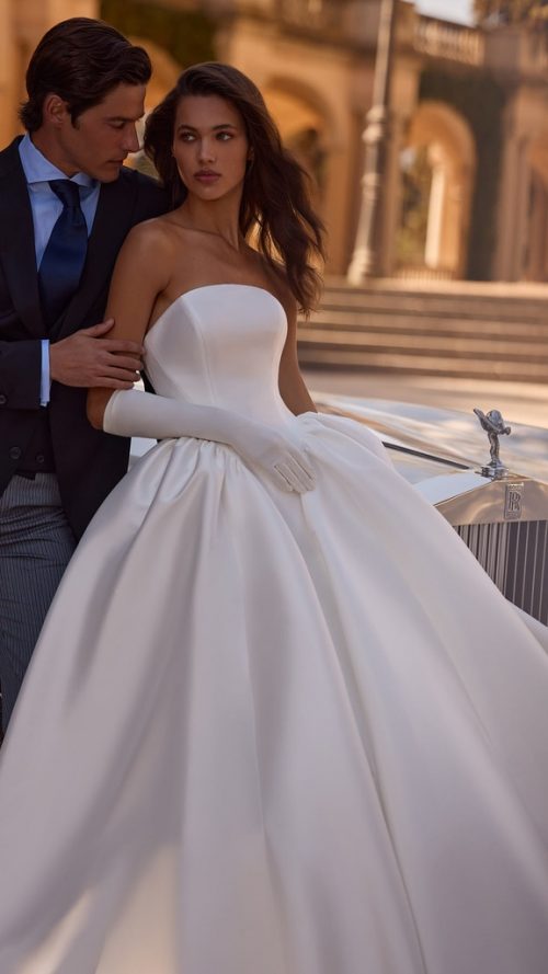 traje de novia especial con corse
