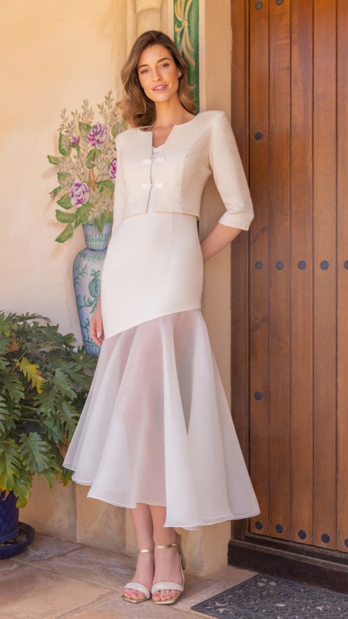 VESTIDO FIESTA MADRINA, MADRE DE LA NOVIA