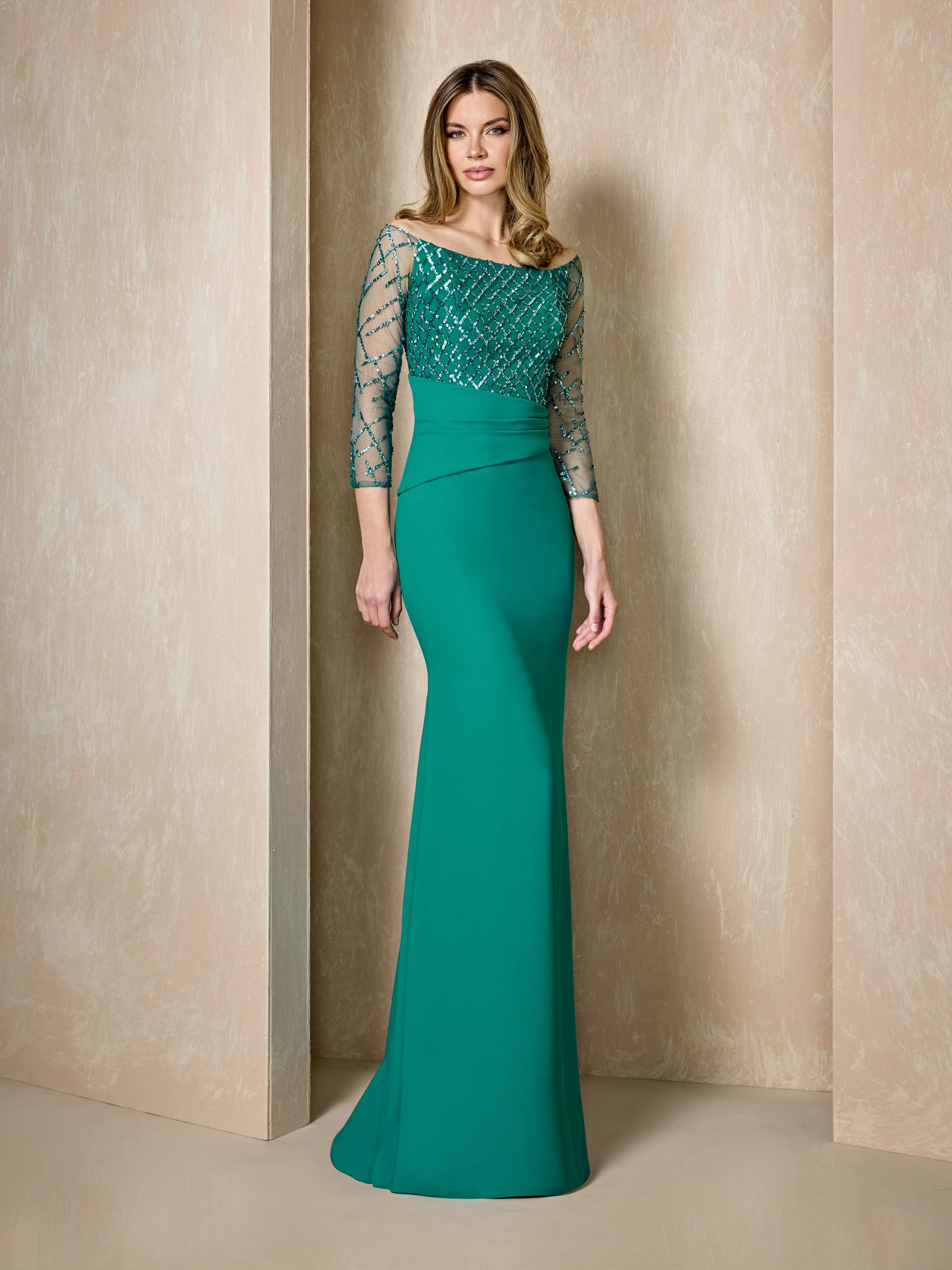 VESTIDO FIESTA MADRINA, MADRE DE LA NOVIA