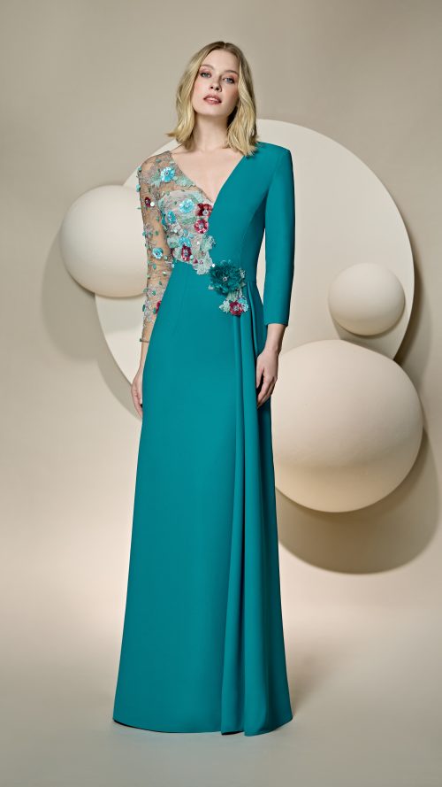 VESTIDO FIESTA MADRINA, MADRE DE LA NOVIA