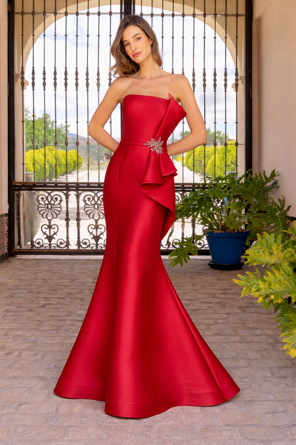 Vestido de novia o dama de fiesta palabra de honor