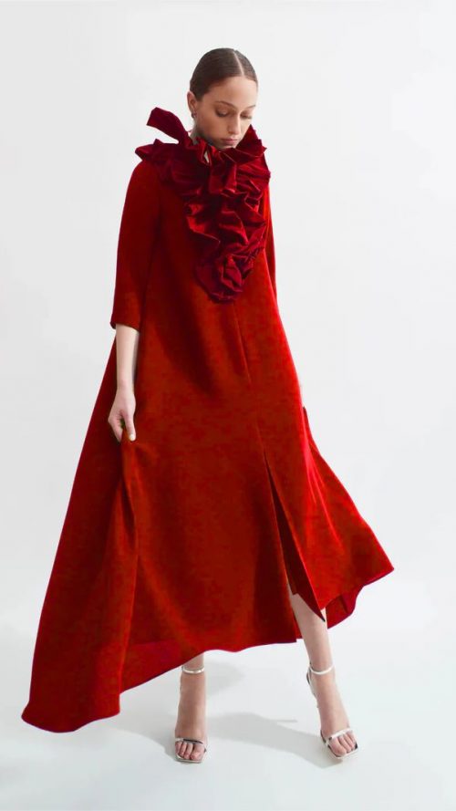 Vestido de capa suelto para favorecer la silueta