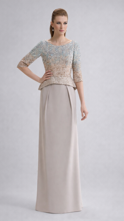 Vestido de madrina de lentejuelas