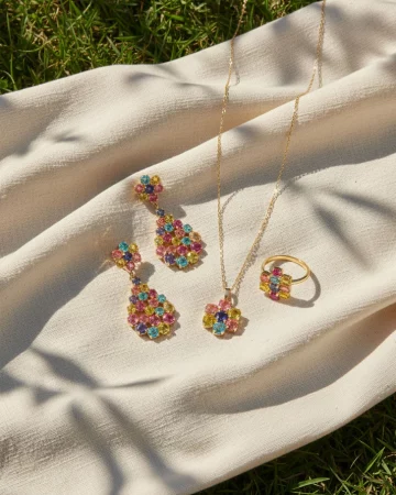 pendiente alta joyería, completa el look